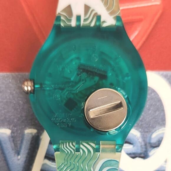Swatch watch SEA FLOOR SDN108 1994 Scuba New old stock - Picture 8 of 9